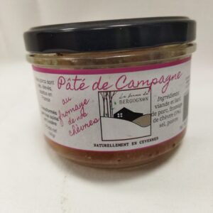 PATE DE CAMPAGNE FROMAGE DE CHEVRE 195G UNITE
