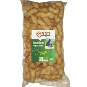 ARACHIDES COQUE GRILLEE EGY 330G BIO