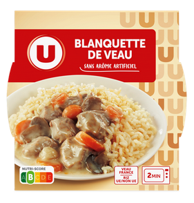 BLANQUETTE DE VEAU RIZ U 300G UNITE