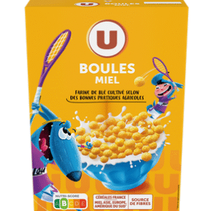 BOULES MIEL U MAT & LOU 375G UNITE