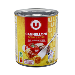 CANNELLONI BOEUF & PORC U 800G UNITE