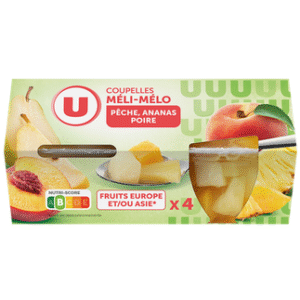 COUPELLE MELI-MELO PECHE ANANAS POIRE U 260G