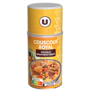 COUSCOUS ROYAL VOLAILLE MOUTON BOEUF U 980G UNITE