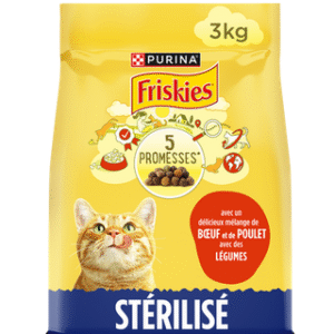 CROQUETTES AU BŒUF POUR CHAT STERILISE 3KG