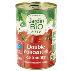 DOUBLE CONCENTRE DE TOMATE JARDIN BIO 140G UNITE
