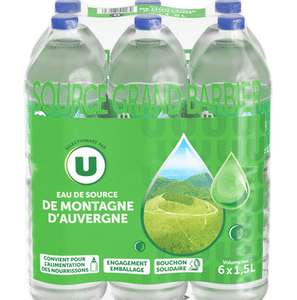 EAU DE SOURCE DE MONTAGNE 1,5L UNITE