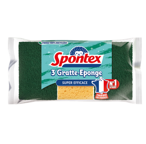 GRATTE EPONGE SPONTEX PAR 3
