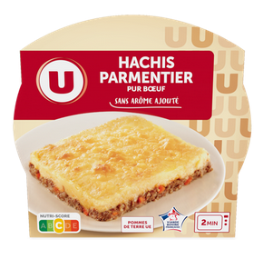 HACHIS PARMENTIER PUR BOEUF U 300G UNITE
