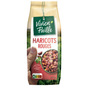 HARICOTS ROUGES SECS VIVIEN PAILLE 500G UNITE