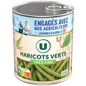 HARICOTS VERTS TRES FINS 440G UNITE