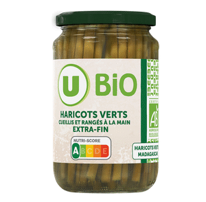 HARICOTS VERTS EXTRA FIN BIO 180G