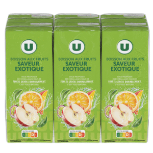 JUS DE FRUITS EXOTIQUES BRIQUES 20 CL PAR 6