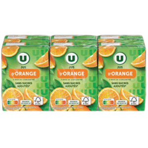 JUS D’ORANGE BRIQUES DE 20 CL PAR 6