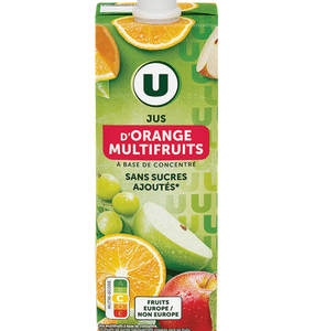 JUS D’ORANGE MULTIFRUITS U 1L