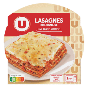 LASAGNES BOLOGNAISE U BARQUETTE 300G