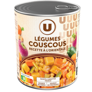 LEGUMES COUSCOUS RECETTE ORIENTALE U 800 G UNITE