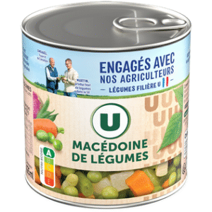MACEDOINE DE LEGUMES U 265G UNITE