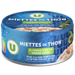 MIETTES DE THON A L&rsquo;HUILE D&rsquo;OLIVES 160G UNITE