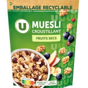 MUESLI FRUITS SECS U 500G UNITE