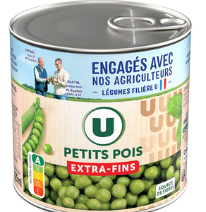 PETITS POIS EXTRA FINS U 280G UNITE