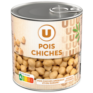 POIS CHICHE U RICHE EN FIBRES 265G UNITE