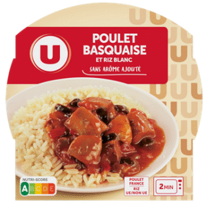 POULET BASQUAISE RIZ U 300G UNITE