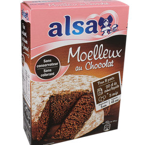 PREPARATION MOELLEUX AU CHOCOLAT ALSA 435G UNITE