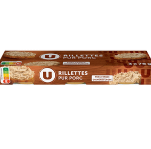 RILLETTE DE PORC 78G PAR 3