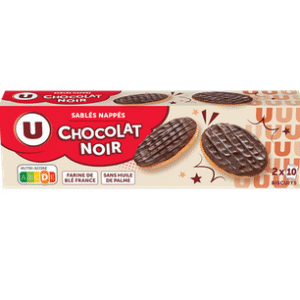 SABLES NAPPES CHOCOLAT NOIR U 200G UNITE