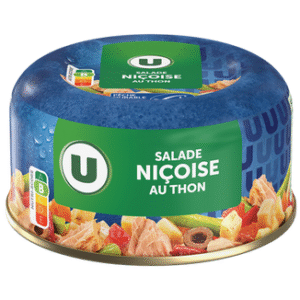SALADE NICOISE AU THON U 250G UNITE
