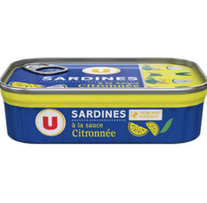 SARDINES A LA SAUCE CITRONNEE 95G UNITE
