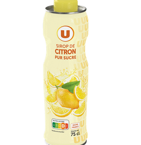 SIROP DE CITRON U 75CL UNITE