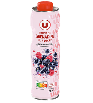 SIROP DE GRENADINE U 75CL UNITE