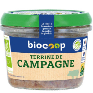 TERRINE DE CAMPAGNE BIOCOOP 180G UNITE