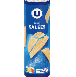 TUILES GOUT SALE A L HUILE DE TOURNESOL U TUBE 170G UNITE