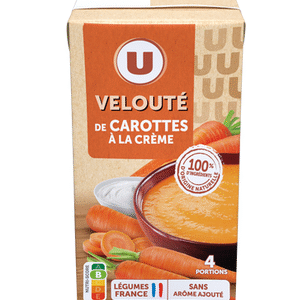 VELOUTE DE CAROTTES A LA CREME U 1L UNITE
