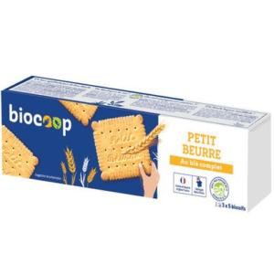 PETIT BEURRE AVEC DU BLE COMPLET 140G UNITE