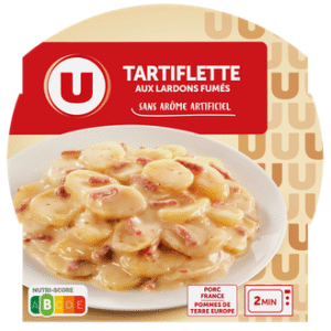 TARTIFLETTE AUX LARDONS FUMES U 300G UNITE