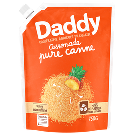 CASSONADE PURE CANNE KRAFT DADDY 750G UNITE